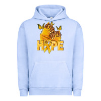 Pigment Grape Ice hope yellowribbonchildhood cancer nails Urban Hoodie - NancyCooperArtShop