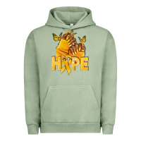 Pigment Oil Green hope yellowribbonchildhood cancer nails Urban Hoodie - NancyCooperArtShop