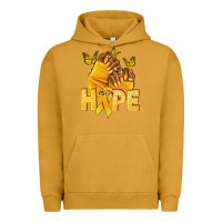 Pigment Peanut Butter hope yellowribbonchildhood cancer nails Urban Hoodie - NancyCooperArtShop