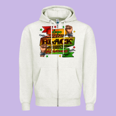 Dope Black Phlebotomist Juneteenth Zipper Hoodie Designed By Texasbilliewilder