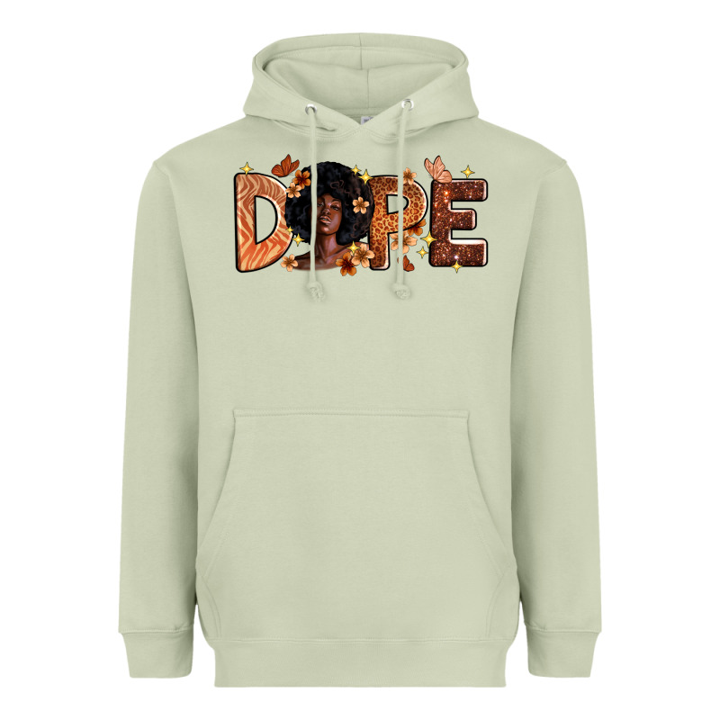 Dope Melanin Heavyweight Hoodie by Zillion Design Studio | Teevron