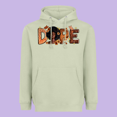 Dope Melanin Heavyweight Hoodie Designed By Zillion Design Studio