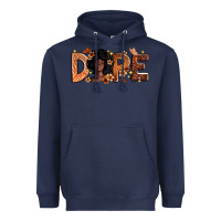 Navy dope melanin Heavyweight Hoodie - Zillion Design Studio