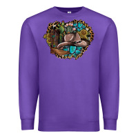 Purple western design Premium Sweatshirt - SublimationCraftShop