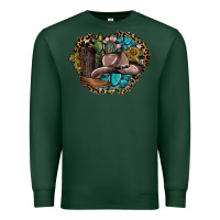 Sports Green western design Premium Sweatshirt - SublimationCraftShop