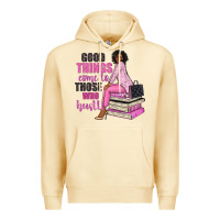 Pina Colada good things come to those who hustle Premium Hoodie - NancyCooperArtShop