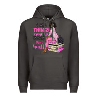 Smoke good things come to those who hustle Premium Hoodie - NancyCooperArtShop