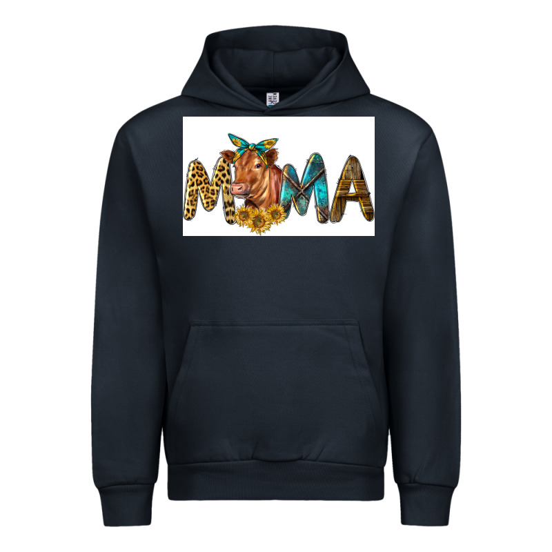 Western Cow Red Angus Mama Urban Hoodie by LillyAllenDesigns | Teevron