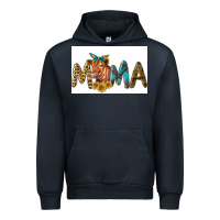 Navy Western Cow Red Angus Mama Urban Hoodie - LillyAllenDesigns