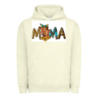 Pigment Pistachio Western Cow Red Angus Mama Urban Hoodie - LillyAllenDesigns