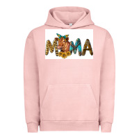 Pigment Salmon Western Cow Red Angus Mama Urban Hoodie - LillyAllenDesigns