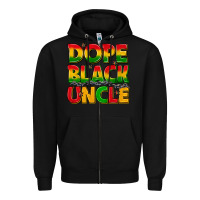 Black dope black uncle with stars Zipper Hoodie - texasbilliewilder
