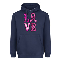 Navy cancer love Heavyweight Hoodie - RanaPortraitStore