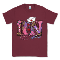 Burgundy valentines day rn registered nurse Classic Tee - RanaPortraitStore