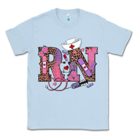 Dusty Blue valentines day rn registered nurse Classic Tee - RanaPortraitStore