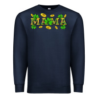 Navy St. Patricks Day mama Premium Sweatshirt - Neo Western