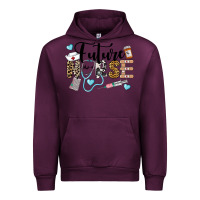 Mauve Wine Western Future Nurse Urban Hoodie - LillyAllenDesigns