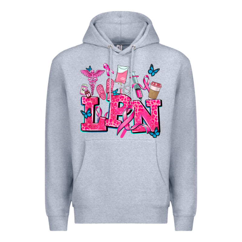 Lpn Cancer  Nurse With Premium Hoodie by AdoDesignShop | Teevron