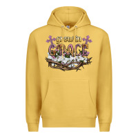 Antique Gold grow in grace Premium Hoodie - NancyCooperArtShop