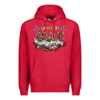 Cardinal grow in grace Premium Hoodie - NancyCooperArtShop
