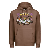 Chestnut grow in grace Premium Hoodie - NancyCooperArtShop