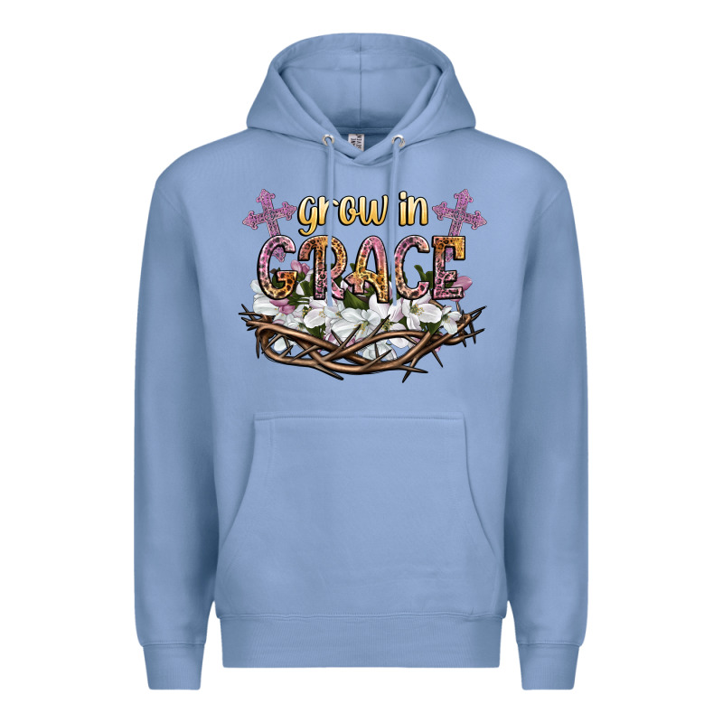 Grow In Grace Premium Hoodie by NancyCooperArtShop | Teevron