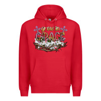Red grow in grace Premium Hoodie - NancyCooperArtShop