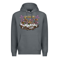 Rock grow in grace Premium Hoodie - NancyCooperArtShop