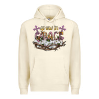 Sandshell grow in grace Premium Hoodie - NancyCooperArtShop