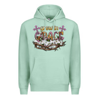 Seafoam grow in grace Premium Hoodie - NancyCooperArtShop