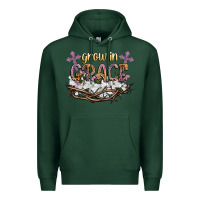 Sports Green grow in grace Premium Hoodie - NancyCooperArtShop