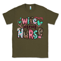 Army Green wife mom nurse Classic Tee - RanaPortraitStore