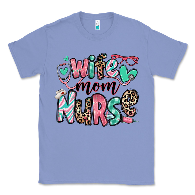 Wife Mom Nurse Classic Tee by RanaPortraitStore | Teevron