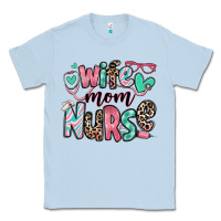 Dusty Blue wife mom nurse Classic Tee - RanaPortraitStore