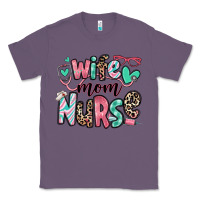 Lavender wife mom nurse Classic Tee - RanaPortraitStore