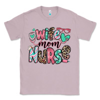 Lilac wife mom nurse Classic Tee - RanaPortraitStore