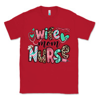 Red wife mom nurse Classic Tee - RanaPortraitStore