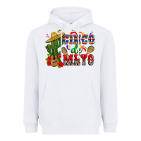 White cinco de mayo cactus Heavyweight Hoodie - Zillion Design Studio