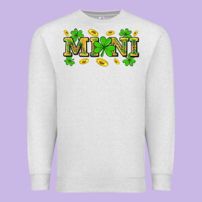 St. Patricks Day Mini Premium Sweatshirt Designed By Neo Western