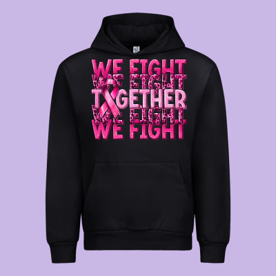 Together We Fight Cancer Urban Hoodie Designed By Nancycooperartshop