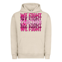 Pigment French Oak together we fight cancer Urban Hoodie - NancyCooperArtShop