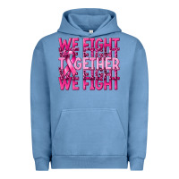 Pigment Pebble Blue together we fight cancer Urban Hoodie - NancyCooperArtShop