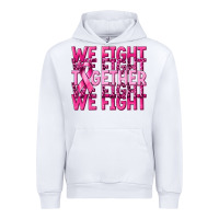 White together we fight cancer Urban Hoodie - NancyCooperArtShop