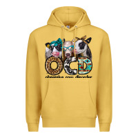 Antique Gold ocd obsessive cow disorder Premium Hoodie - Jasminsmagicworld