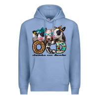 Colony Blue ocd obsessive cow disorder Premium Hoodie - Jasminsmagicworld