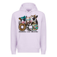 Lilac ocd obsessive cow disorder Premium Hoodie - Jasminsmagicworld