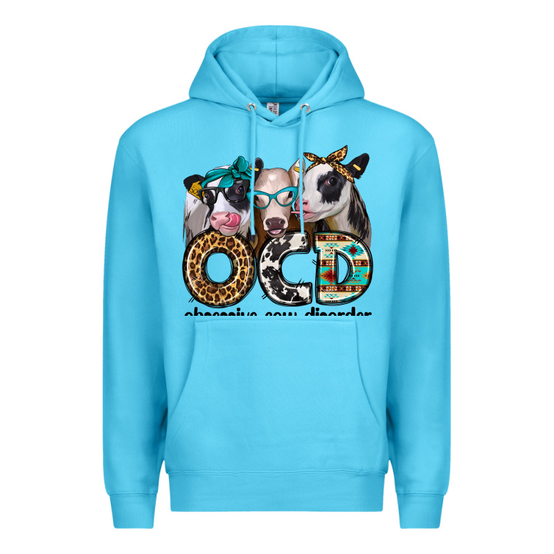 Ocd Obsessive Cow Disorder Premium Hoodie by Jasminsmagicworld | Teevron