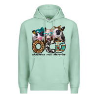 Seafoam ocd obsessive cow disorder Premium Hoodie - Jasminsmagicworld