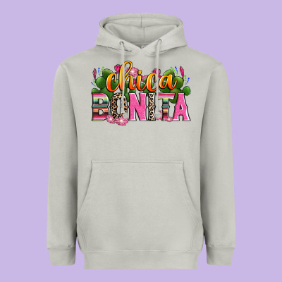 Chica Bonita Heavyweight Hoodie Designed By Zillion Design Studio