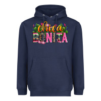 Navy chica bonita Heavyweight Hoodie - Zillion Design Studio